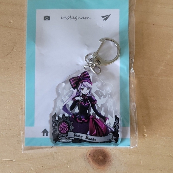 3 Overlord Keychain Ainz Ooal Gown Albedo Shalltear Bloodfallen - Picture 7 of 7